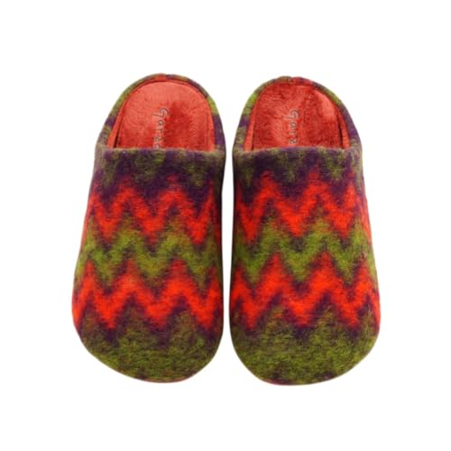 Garzon - Hausschuhe für Damen, Rostrot (TEJA), 42 EU von GARZON