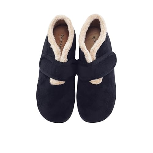 Garzon Hausschuhe für Damen, Schwarz , 39 EU von GARZON