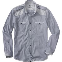 GAS Herren Hemd blau Slim Fit von GAS