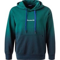 GAS Herren Hoodie grün Baumwolle unifarben von GAS