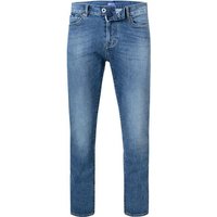 GAS Herren Jeans blau Baumwoll-Stretch von GAS