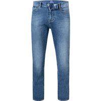 GAS Herren Jeans blau Baumwoll-Stretch von GAS