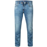 GAS Herren Jeans blau Baumwoll-Stretch von GAS