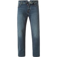 GAS Herren Jeans blau Baumwoll-Stretch von GAS