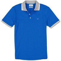 GAS Herren Polo-Shirt blau Baumwoll-Piqué von GAS