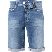 GAS Herren Jeansshorts blau Baumwoll-Stretch Slim Fit von GAS