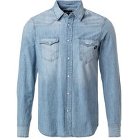 GAS Herren Jeanshemd blau von GAS