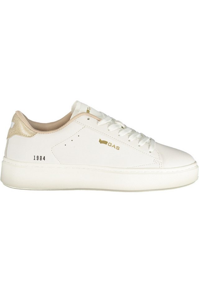 GAS Sneaker Weißer Damen-Sportschuh mit goldenen Details und von GAS