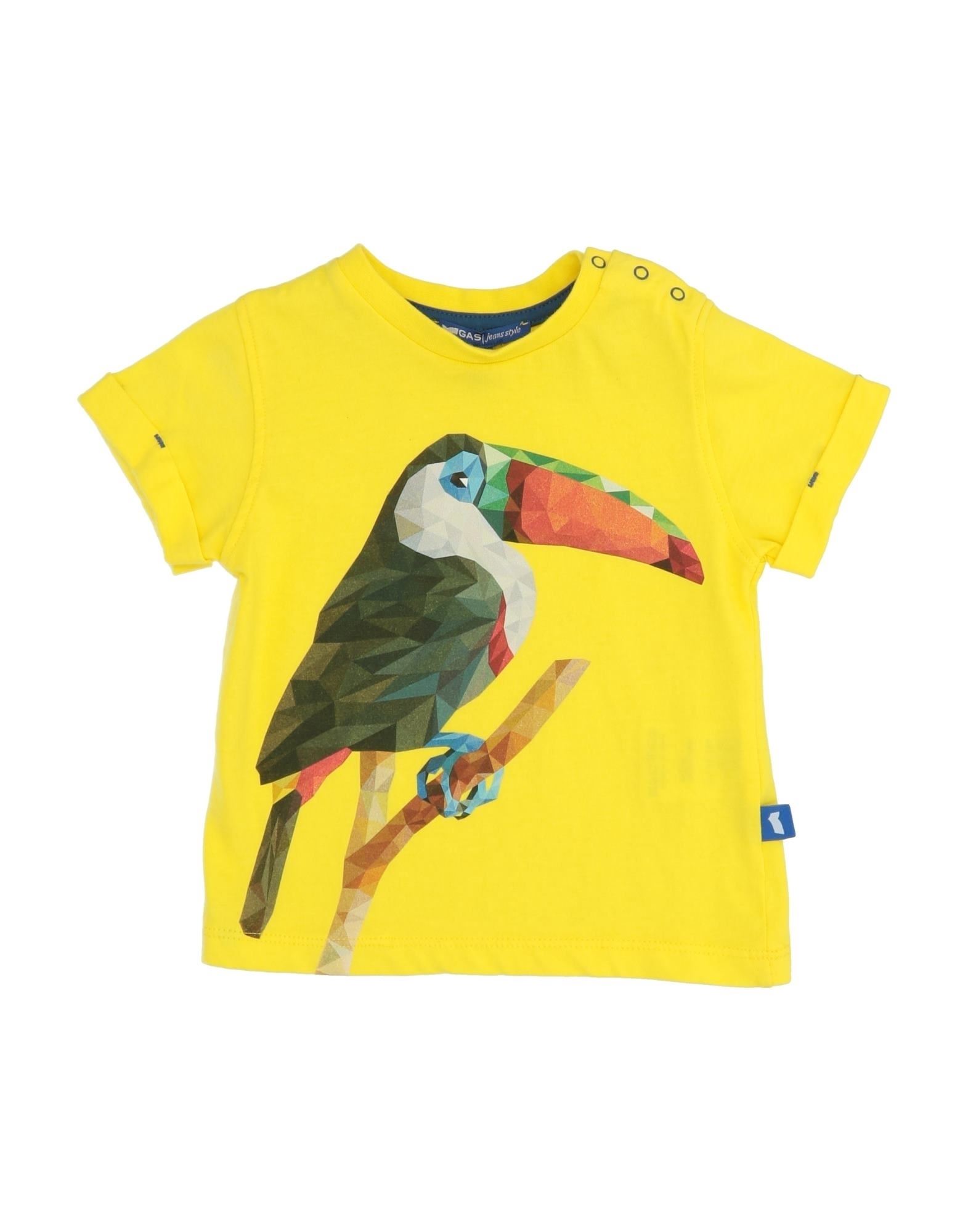 GAS T-shirts Kinder Gelb von GAS