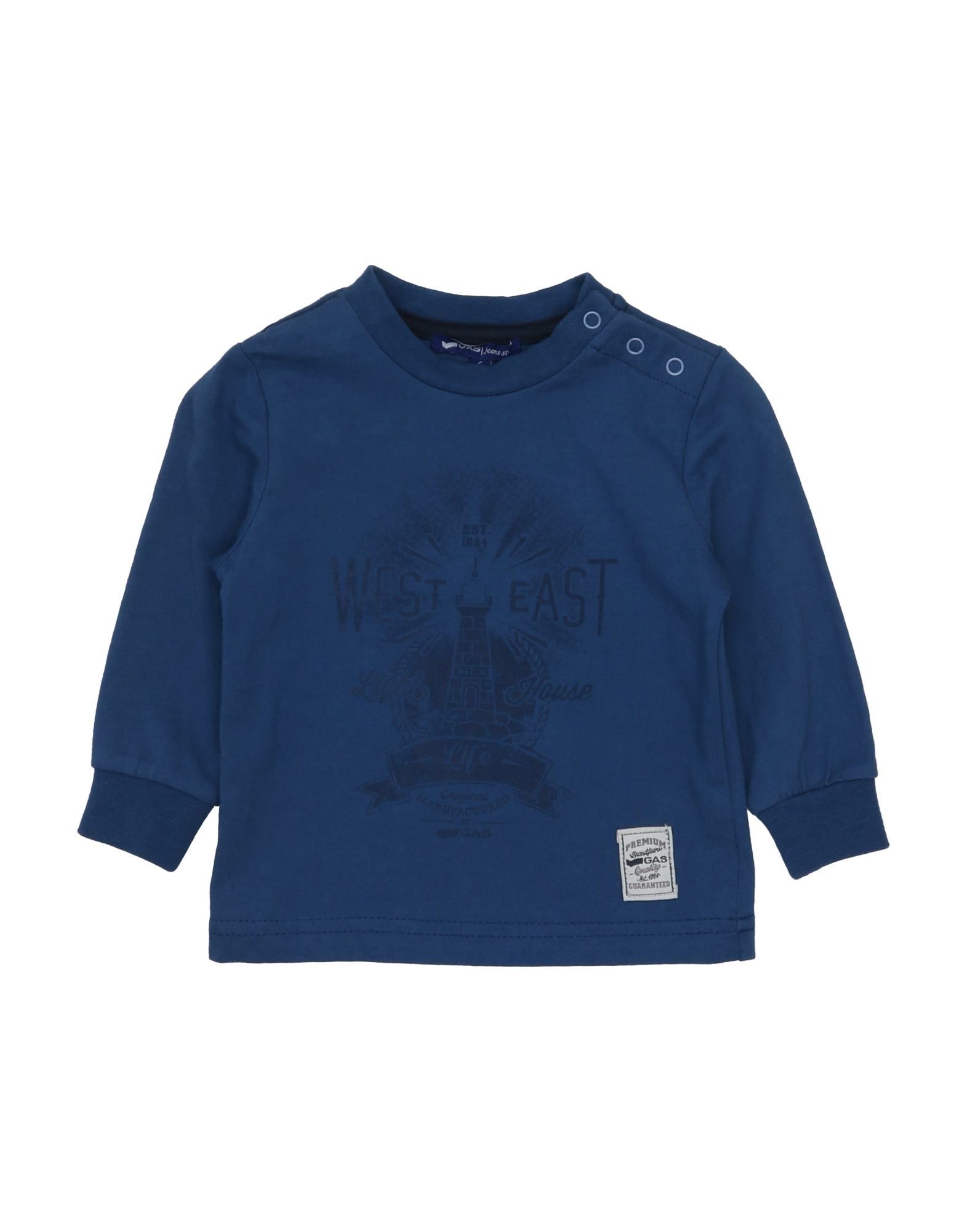 GAS T-shirts Kinder Taubenblau von GAS