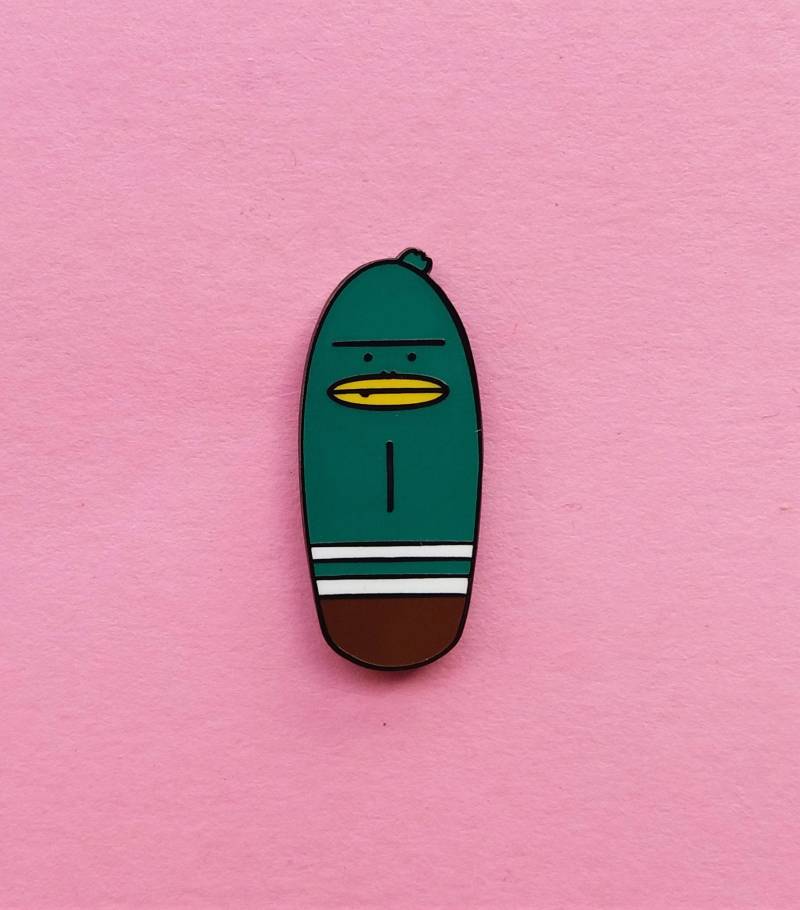 Ente Emaille Pin von GASLANDPARK