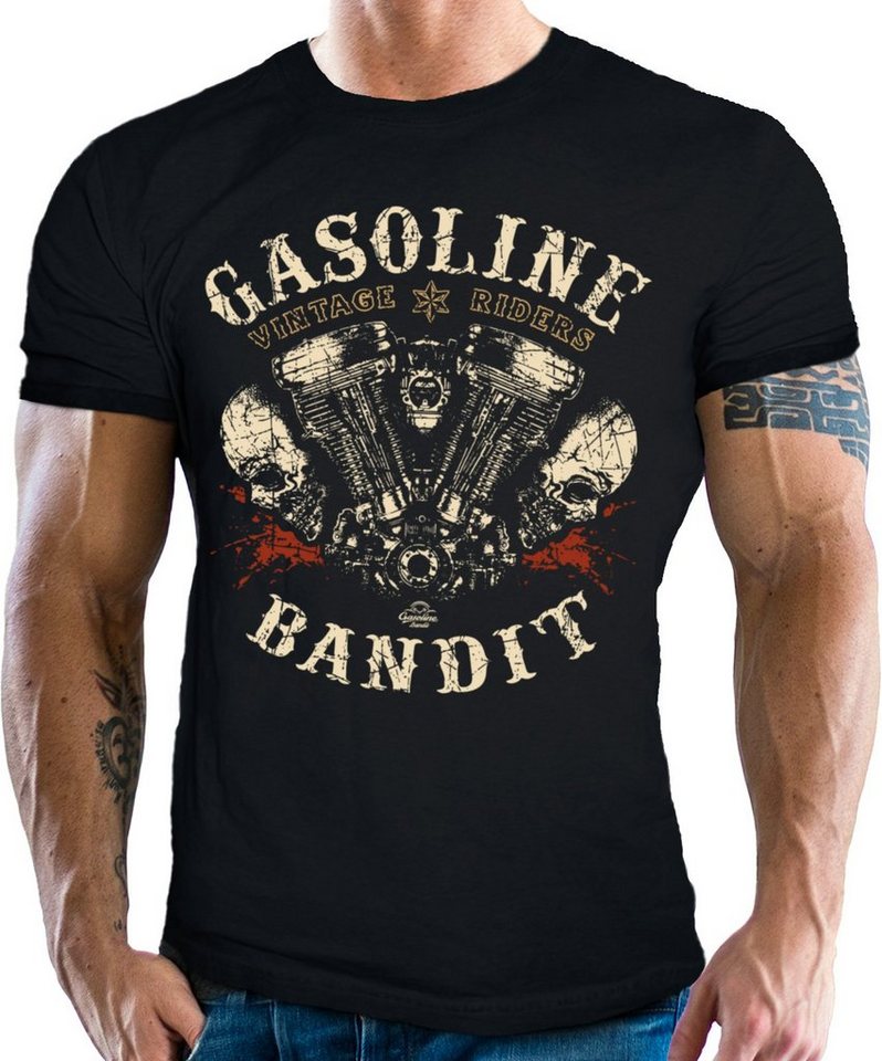GASOLINE BANDIT® T-Shirt für Biker - Vintage Riders von GASOLINE BANDIT®