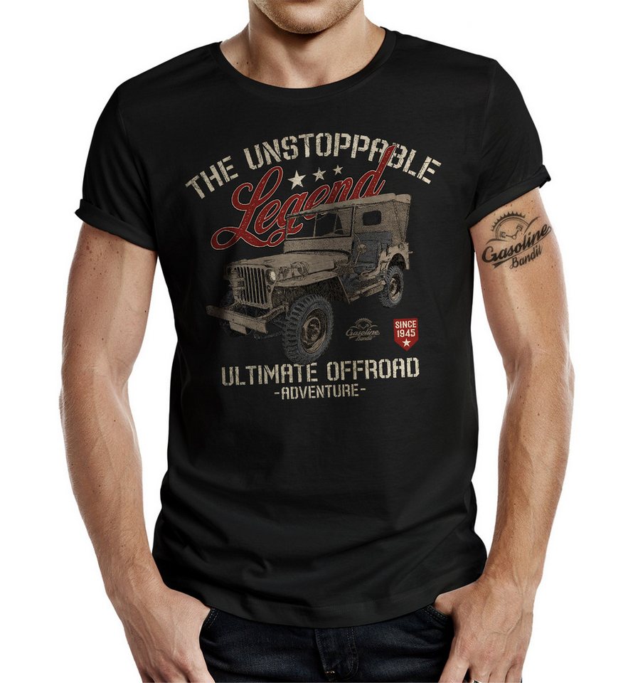 GASOLINE BANDIT® T-Shirt für Offroad 4x4 Fahrer: Unstoppable Legend von GASOLINE BANDIT®