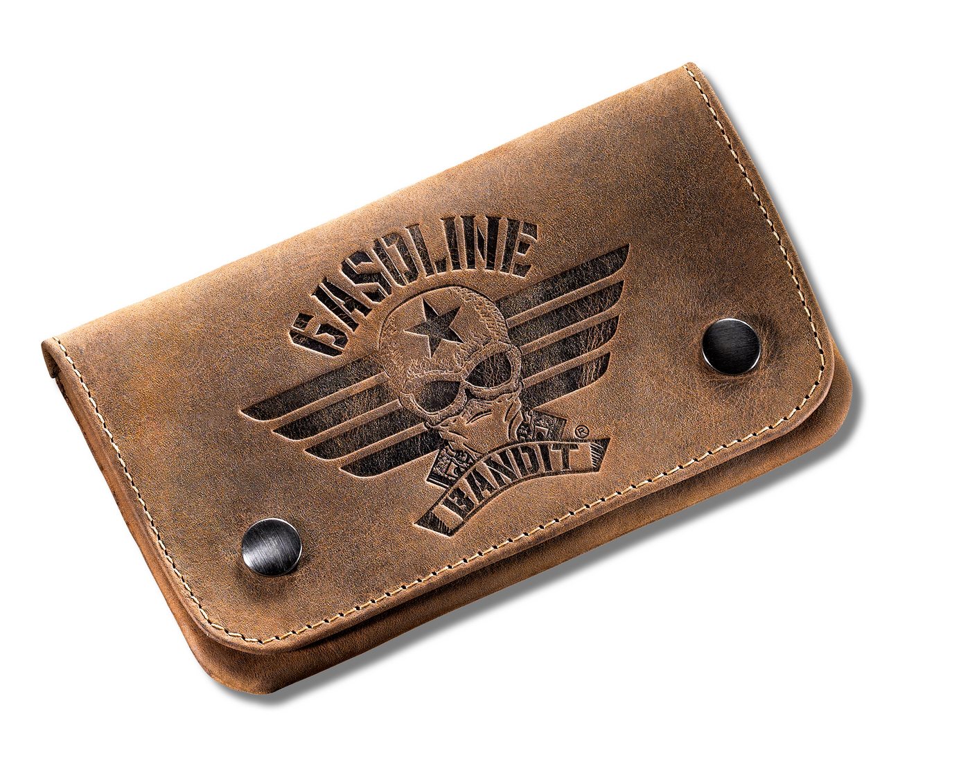 GASOLINE BANDIT® Tabakbeutel aus Echtleder im vintage used Look von GASOLINE BANDIT®