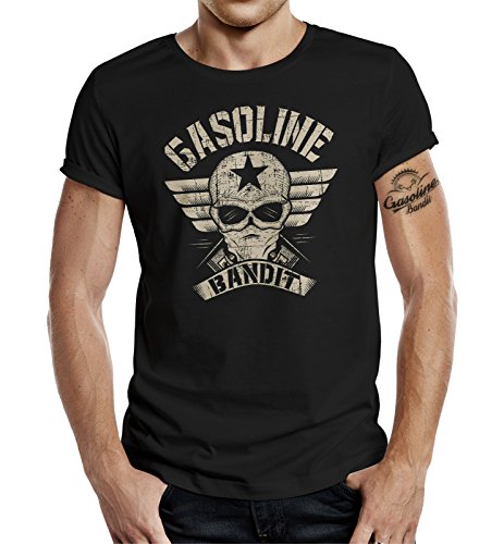 GASOLINE BANDIT Original Design Biker Shirt: Bandit Wing-XXXXL von Gasoline Bandit