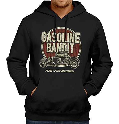 Gasoline Bandit Original Biker Hoodie Kapuzen-Pullover: Hot Rod 2-XXL von Gasoline Bandit