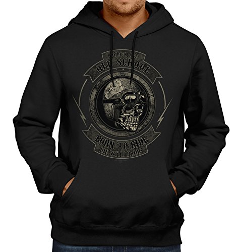 Gasoline Bandit Original Biker Kapuzen-Pullover: Golden Age Old School-L von Gasoline Bandit