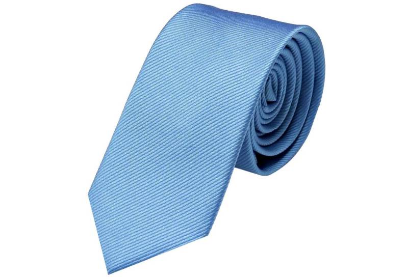 GASSANI Krawatte Schmale Männer Slim-Fit Gestreifte Uni Rips Rippen Herren-Krawatte (1-St., Feine Streifen, Businesskrawatte) Männer-Schlips, Seide-Touch, moderne 6cm oder 8cm Ripskrawatte von GASSANI