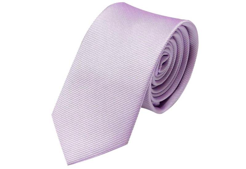 GASSANI Krawatte Schmale Männer Slim-Fit Gestreifte Uni Rips Rippen Herren-Krawatte (1-St., Feine Streifen, Businesskrawatte) Männer-Schlips, Seide-Touch, moderne 6cm oder 8cm Ripskrawatte von GASSANI