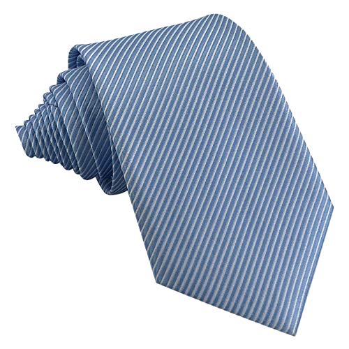 GASSANI Schmale 8cm Breite Krawatte Gestreift | Herrenkrawatte zum Sakko Anzug | Schlips Binder Mehrfarbig mit Streifen von GASSANI