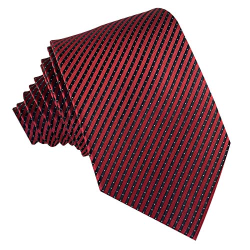 GASSANI Schmale 8cm Breite Krawatte Gestreift | Herrenkrawatte zum Sakko Anzug | Schlips Binder Mehrfarbig mit Streifen von GASSANI