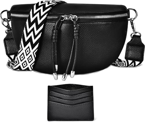 GASSDA Crossbody Bag Damen, Kleine Umhängetasche Damen Breiter Gurt, PU Leder Handtasche Damen mit Abnehmbarem Schultergurt Geschenke für Frauen von GASSDA