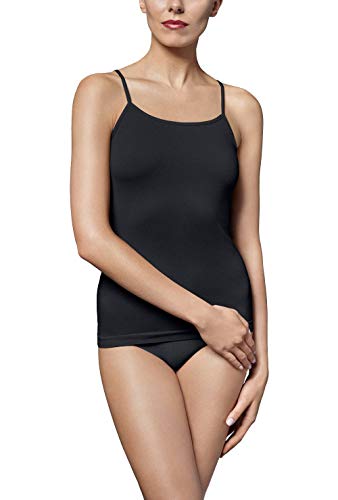 Gatta Damen Nahtloser Camisole Schwarz 1 | 2 | 3 Pack (2, XL) von GATTA CAMISOLE