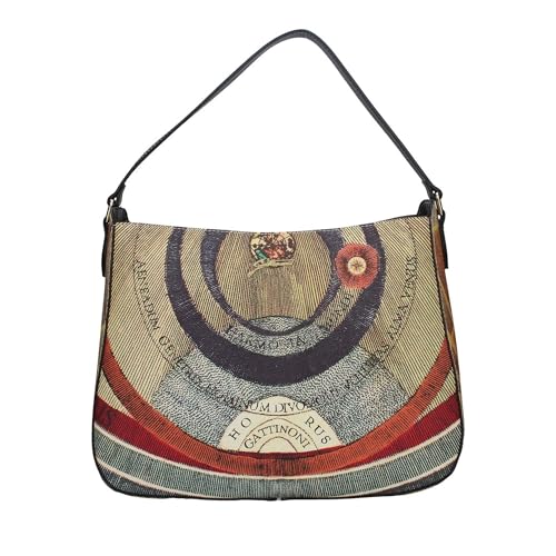 BORSA DONNA GATTINONI PLANETARIUM HOBO BAG CON TRACOLLA CHEK BLACK BIGPL6431 CO BORSA DONNA GATTINONI PLANETARIUM HOBO BAG CON TRACOLLA CHEK BLACK BIGPL6431 CO von GATTINONI