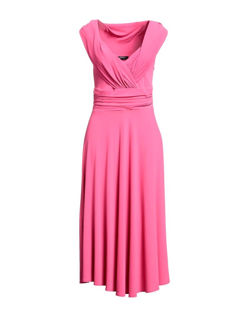 GATTINONI Midi-kleid Damen Fuchsia von GATTINONI
