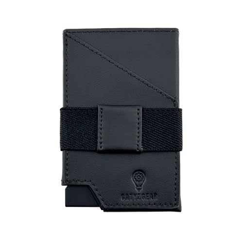 GATYZGEAR - Schlanke Geldbörse für Herren | RFID-blockierende, elastische Ledergeldbörse mit Pop-Up-Kartenhalter | minimalistisches, kompaktes Fronttaschen-Design | 7 Kreditkartenhalter mit Geldgurt | GATYZGEAR - Schlanke Geldbörse für Herren | RFID-blockierende, elastische Ledergeldbörse mit Pop-Up-Kartenhalter | minimalistisches, kompaktes Fronttaschen-Design | 7 Kreditkartenhalter mit Geldgurt | von GATYZGEAR