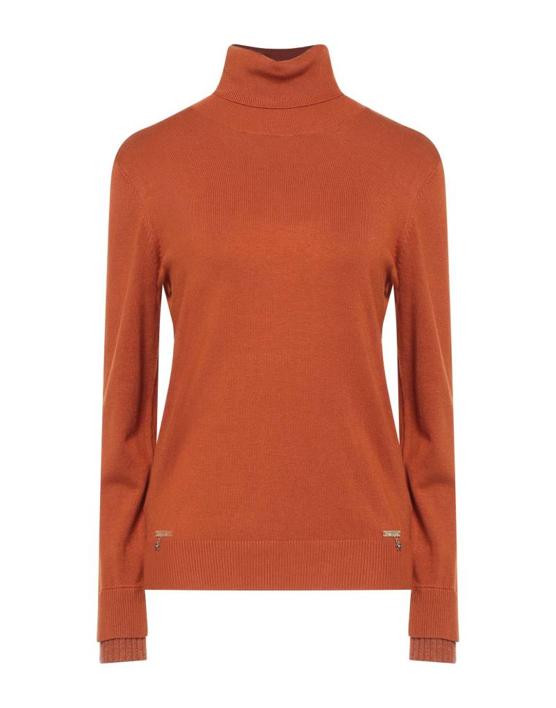 GAUDÌ Rollkragenpullover Damen Rostrot von GAUDÌ