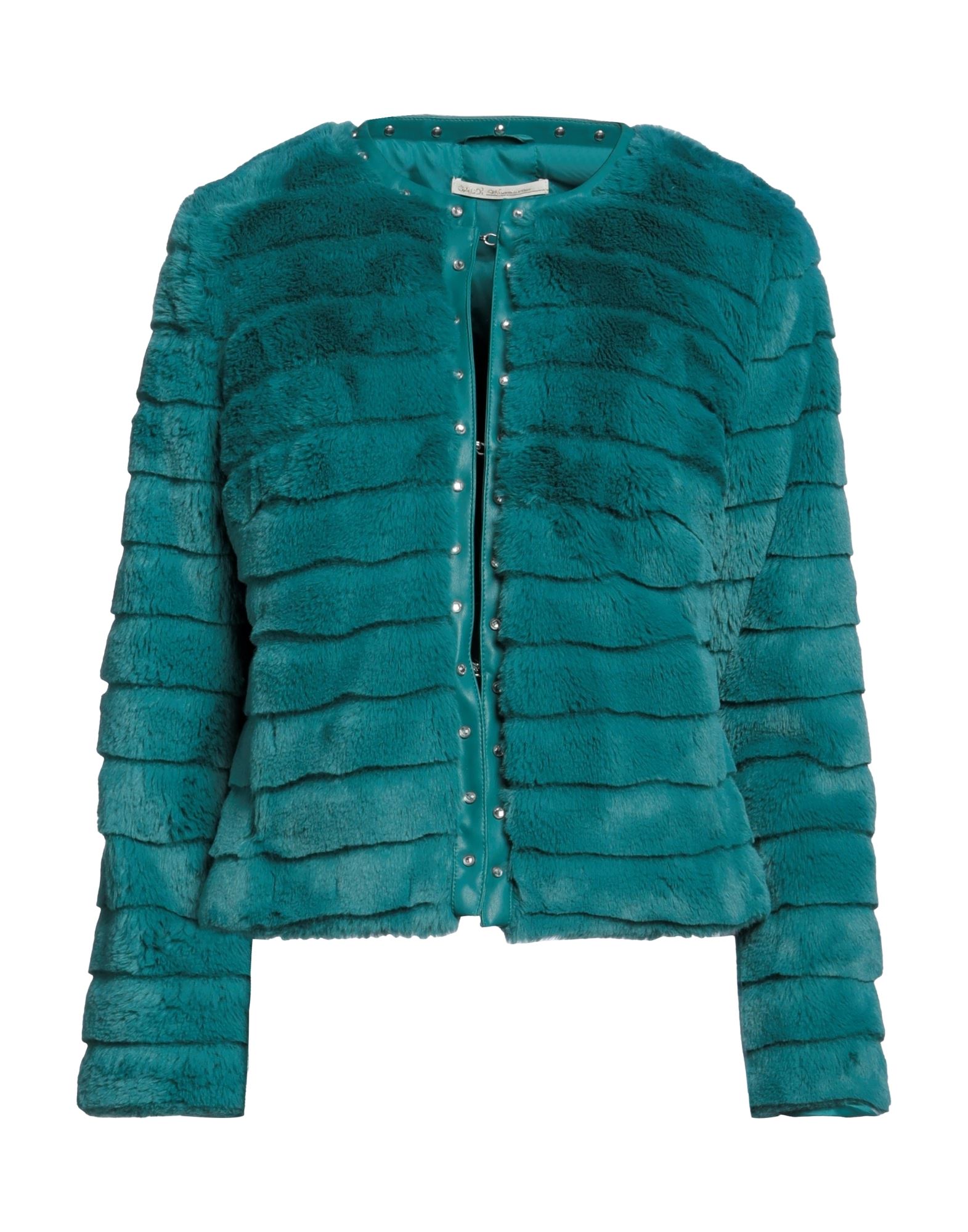 GAUDÌ Shearling- & Kunstfell Damen Grün von GAUDÌ