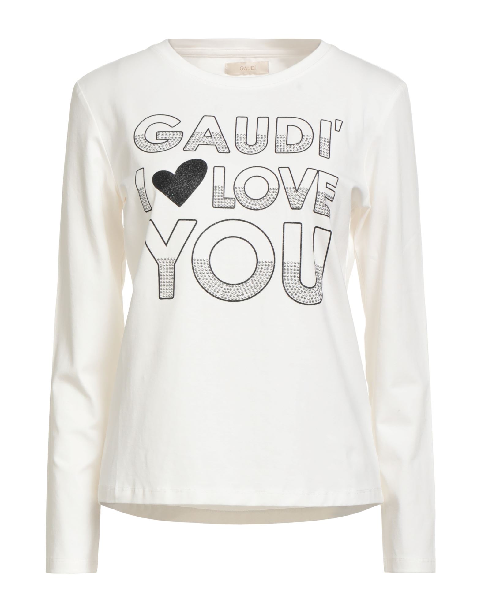 GAUDÌ T-shirts Damen Weiß GAUDÌ T-shirts Damen Weiß von GAUDÌ