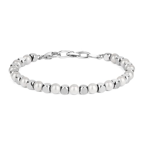 GAVU Geschenke Armband Perlen Armband aus 6mm Muschelperlen und Edelstahlperlen GAVU Geschenke Armband Perlen Armband aus 6mm Muschelperlen und Edelstahlperlen von GAVU