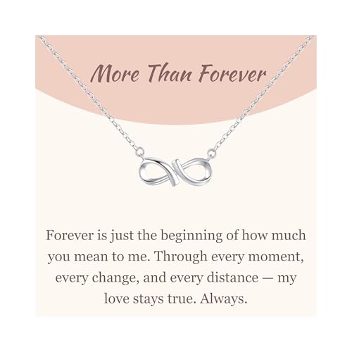 GAVU Infinity Kette aus 925er Silber mit Infinity Anhänger für Damen von GAVU