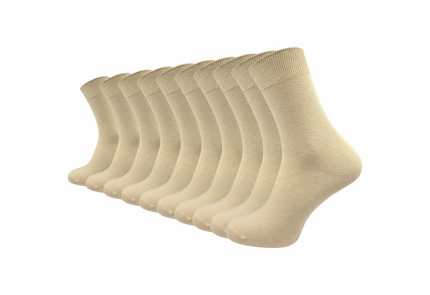 GAWILO Socken für Damen und Herren aus 100% Baumwolle, Business und Freizeit (10 Paar) mit venenfreundlichem Komfortbund von GAWILO