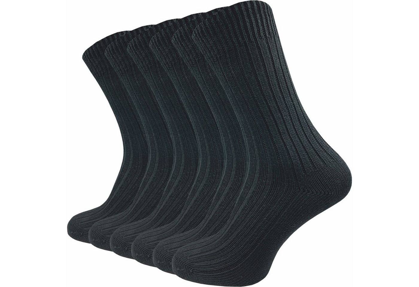 GAWILO Komfortsocken Natur" aus 100% reiner, naturbelassener Baumwolle für Damen & Herren (6 Paar) Etwas gröber gestrickt für extra Tragekomfort & angenehmes Hautgefühl" von GAWILO