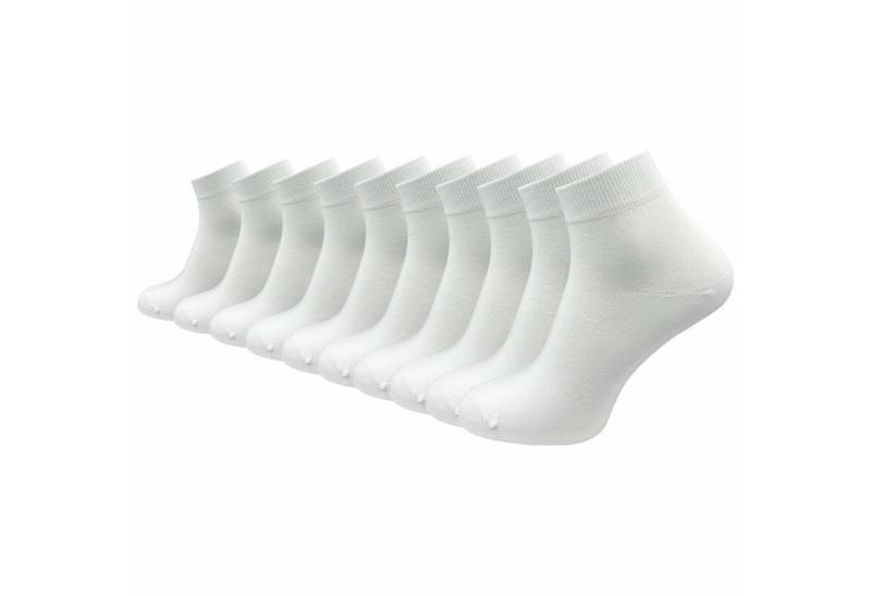 GAWILO Kurzsocken aus 100% reiner Baumwolle - Quartersocken für Herren (10-Paar) Schaft etwas länger als beim Sneaker - daher kein verrutschen von GAWILO