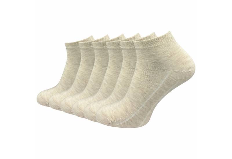 GAWILO Kurzsocken für Damen - Quartersocken in weiß und schwarz - ohne drückende Naht (6 Paar) Schaft etwas länger als bei einer Sneaker Socke, daher kein rutschen von GAWILO