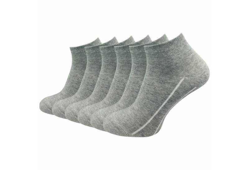 GAWILO Kurzsocken für Damen - Quartersocken in weiß und schwarz - ohne drückende Naht (6 Paar) Schaft etwas länger als bei einer Sneaker Socke, daher kein rutschen von GAWILO