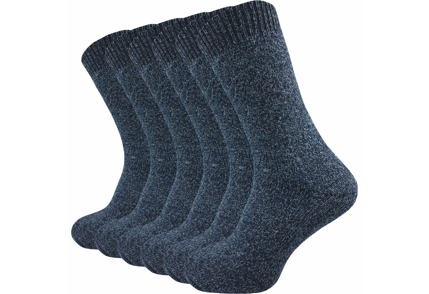 GAWILO Norwegersocken mit Wolle für Herren - warme Thermosocken für den Winter (6 Paar) Robuste, dicke Socken für warme Füße an kalten Tagen von GAWILO