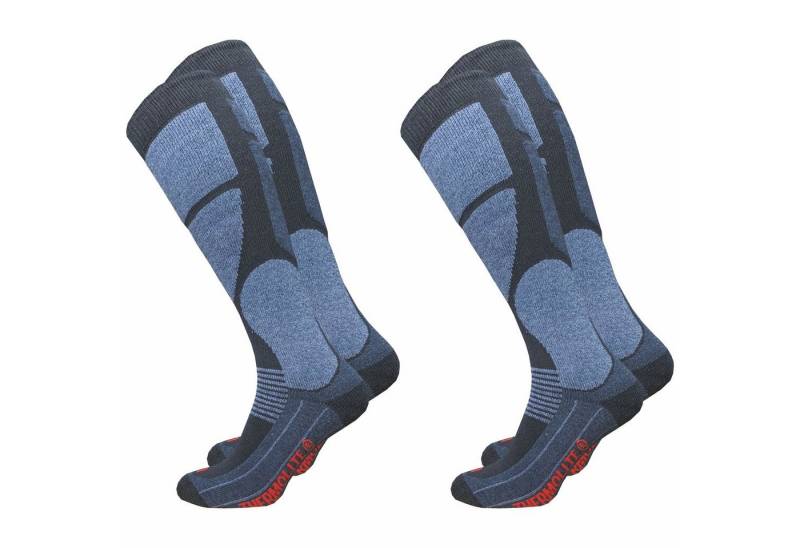 GAWILO Skisocken für Herren mit Spezialpolsterung und wärmender THERMOLITE® Funktion (2 Paar) auch für Snowboard, Trekking oder als Thermosocke geeignet von GAWILO