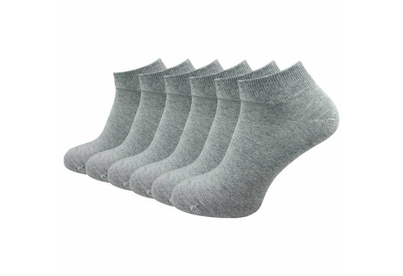 GAWILO Sneakersocken aus 100% Baumwolle für Herren in schwarz & weiß (10-Paar) ohne drückende Naht über den Zehen - atmungsaktiv - absolut blickdicht von GAWILO