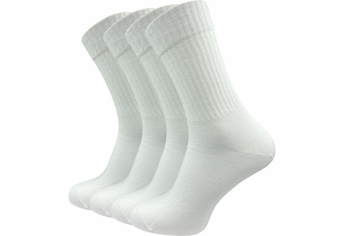 GAWILO Tennissocken für Herren mit Retro Streifen - sehr hochwertig (4 Paar) Retro Socken mit verstärkter Ferse und Spitze - made in Europe von GAWILO