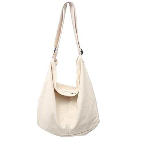 GAXOS Ästhetische süße Kuriertasche für Schule, Vintage, schwarz, Canvas, Umhängetasche für Damen, Schultertasche, Laptoptasche, Weiß2, Langlebig, Vintage GAXOS Ästhetische süße Kuriertasche für Schule, Vintage, schwarz, Canvas, Umhängetasche für Damen, Schultertasche, Laptoptasche, Weiß2, Langlebig, Vintage von GAXOS