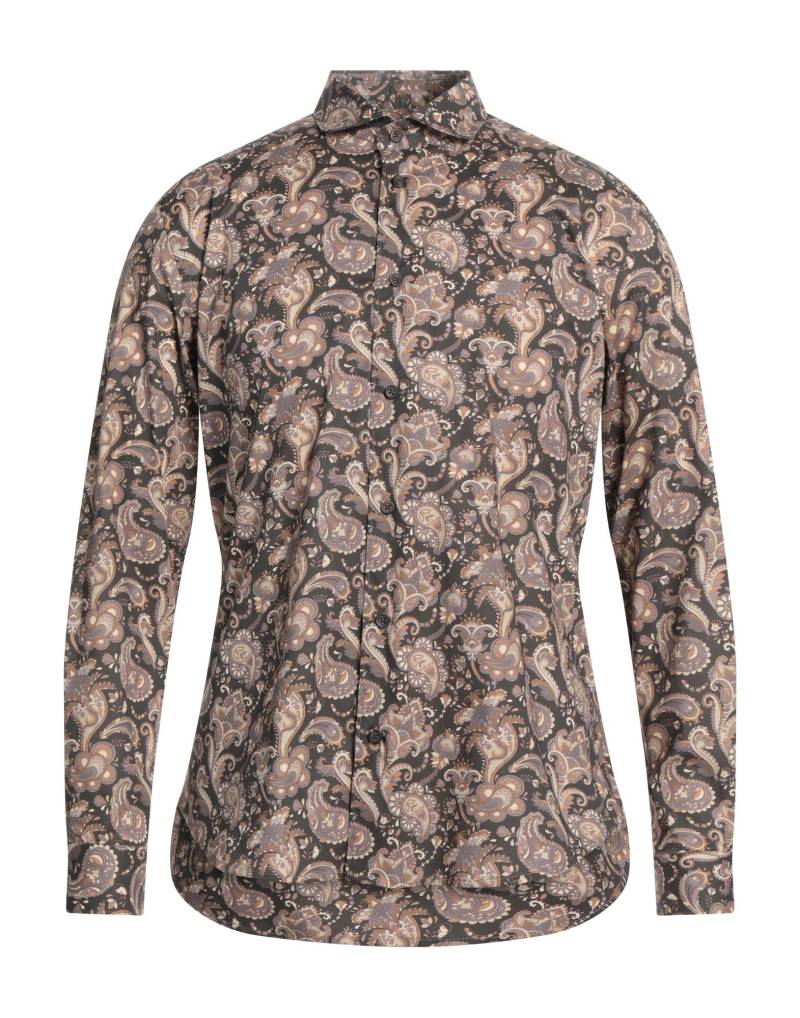 GAZZARRINI Hemd Herren Braungrau von GAZZARRINI