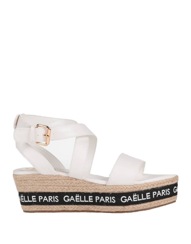 GAëLLE Paris Espadrilles Damen Weiß von GAëLLE Paris