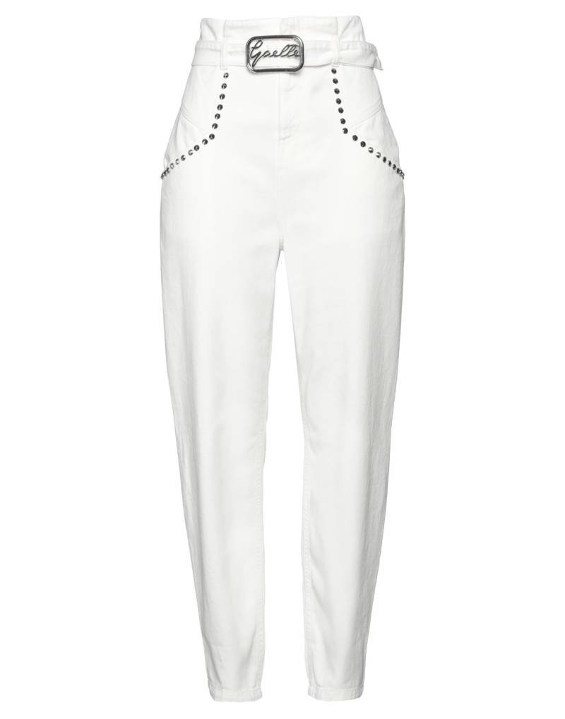 GAëLLE Paris Hose Damen Weiß von GAëLLE Paris