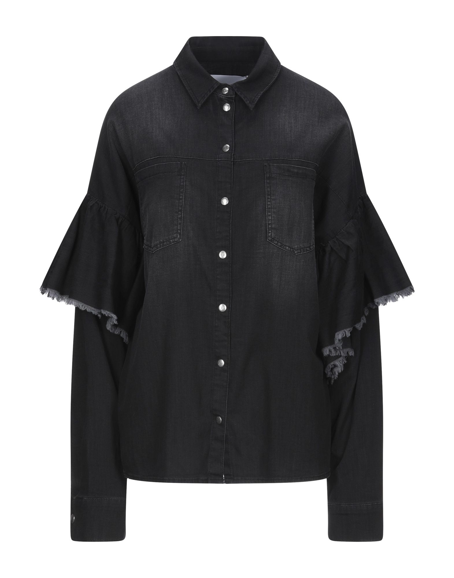GAëLLE Paris Jeanshemd Damen Schwarz von GAëLLE Paris