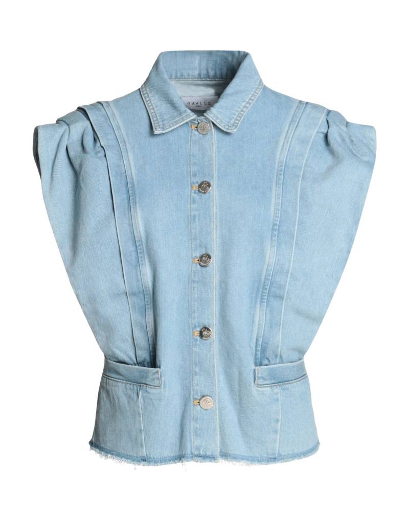 GAëLLE Paris Jeansjacke/-mantel Damen Blau von GAëLLE Paris